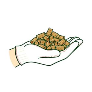 バイオマス燃料のイラスト